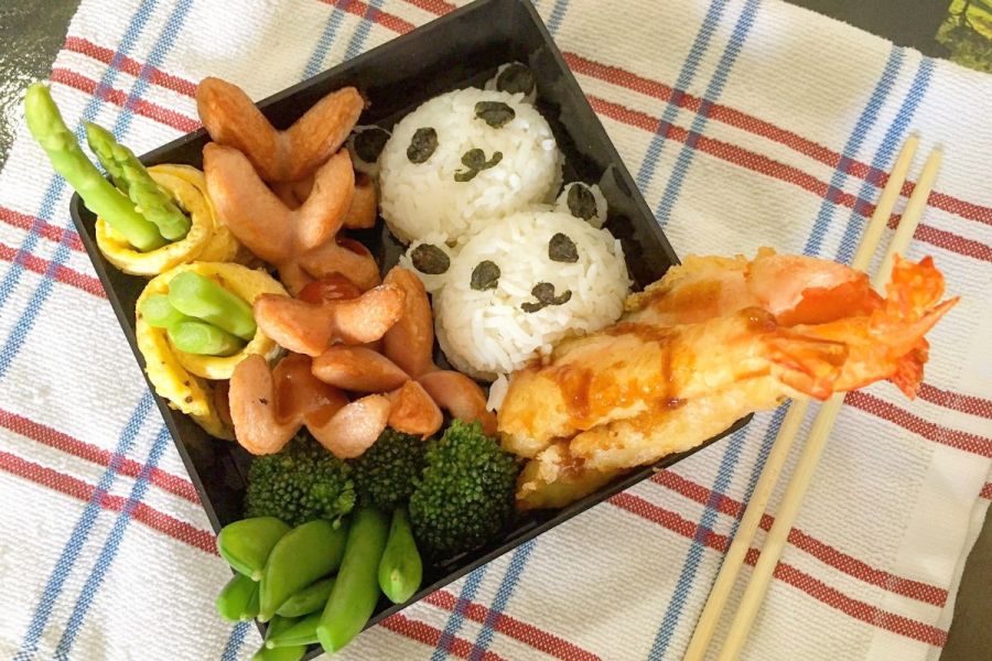 Japanese bento box for kids.